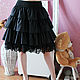 Skirt boho Black magic. Vintage, Bohemian chic. Skirts. Olgalevas. Online shopping on My Livemaster.  Фото №2