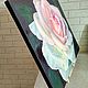 Order Picture of a rose on a black background hyperrealism. Yulia Berseneva ColoredCatsArt. Livemaster. . Pictures Фото №3