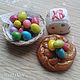 Заказать Huevos de colores para kukolnoj de la pascua. MiniDom (Irina). Ярмарка Мастеров. . Doll food Фото №3