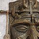 Маска интерьерная-оберег "Воин". Маски интерьерные. Ledaartdekor. Ярмарка Мастеров.  Фото №4