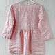 Soft pink boho blouse made of 100% linen. Blouses. etnoart (etnoart). My Livemaster. Фото №5