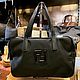 Винтаж: Сумка Fendi из черного нейлона. Сделано в Италии, Сумки винтажные, Калининград,  Фото №1