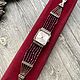 Silver watch with garnets, Vintage watches, St. Petersburg,  Фото №1