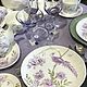 Order Painted porcelain chinoiserie table Set Lilac. ArtFlera (artflera). Livemaster. . Tea & Coffee Sets Фото №3