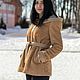 Куртка"Теплый песок"из натуральной замши и кожи. Куртки. Ирина (dneproart). Ярмарка Мастеров.  Фото №6
