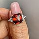 Продано! 16.5 Кольцо с натуральным цирконом 7.8 ct. Кольца. Елена. Ярмарка Мастеров.  Фото №4