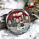 Round wallet 'On the Eve of magic'. Japanese patchwork, Wallets, St. Petersburg,  Фото №1