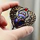  "Scarab" египетский стиль. Брошь-булавка. Valeria Belova (Дом Лунной Росы). Ярмарка Мастеров.  Фото №4