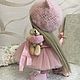 Интерьерная кукла ручной работы тильда пыльная роза. Куклы Тильда. PrettyDoll. Ярмарка Мастеров.  Фото №5