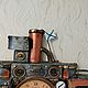 Часы в стиле стимпанк корабль "ADMIRAL". Подарки на 23 февраля. steampunkclock777. Ярмарка Мастеров.  Фото №4