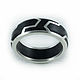 Ring 'Carbon / 925'. Rings. asgdesign. My Livemaster. Фото №4