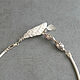 Choker necklace on a leather cord with White Sea porcelain (silver). Necklace. Kseniya Sakharnova. My Livemaster. Фото №5