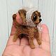 ON SALE Chihuahua-miniature 5,5 cm, crocheted. Miniature figurines. Lebedeva Lyudmila (knitted toys). My Livemaster. Фото №6