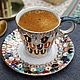 Copy of Cup and saucer for espresso. Single Tea Sets. KASTdecor. My Livemaster. Фото №6