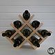Order Wine shelf 'Sota lite' for 8 bottles. Color Wood. Livemaster. . Shelving Фото №3