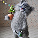 cat Christmas. Stuffed Toys. Knitted toys Olga Bessogonova. My Livemaster. Фото №5