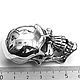 Заказать Подвеска из серебра XL Skull AZP-54. Blacksilver. Ярмарка Мастеров. . Подвеска Фото №3