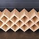 Shelf rack 'honeycomb' 20 cells. Shelves. Color Wood. My Livemaster. Фото №6