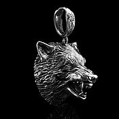 Украшения handmade. Livemaster - original item Pendant wolf pendant. Handmade.