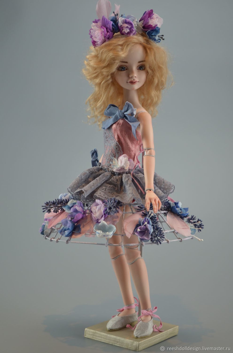 Фарфоровая шарнирная кукла РОУЗ купить в интернет-магазине Ярмарка ...