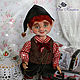Leprechaun felted wool Vanya. Dolls. Elena Konopleva dolls and toys. Online shopping on My Livemaster.  Фото №2
