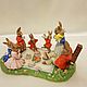 Винтаж: "Семейный пикник", Bunnykins, Royal Doulton, Статуэтки винтажные, Нижний Новгород,  Фото №1