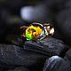 Ring 'Venum' with black opal, Rings, Moscow,  Фото №1