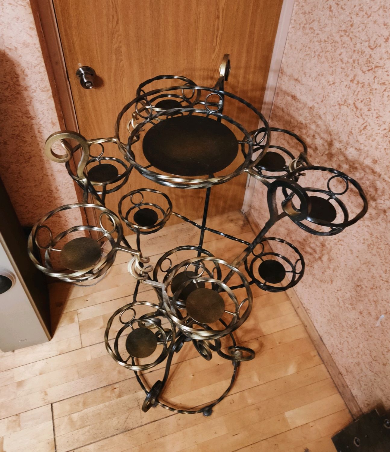 Кованая стойка для цветов на 12 горшков в интернет-магазине Ярмарка ...