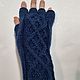 Knitted mitts with fingers 101 S, 215. Mitts. HOBBIMANIYA. My Livemaster. Фото №4