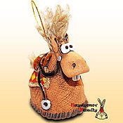 Сувениры и подарки handmade. Livemaster - original item Horse equipment SUITE. Horse bell. A horse made of clay.. Handmade.