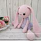 Amigurumi pink Bunny girl for kids long-eared alien. Amigurumi dolls and toys. Amigurushka. My Livemaster. Фото №4