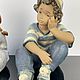 Заказать Статуэтка, фигурка Lladro Gres Долгий день. Мальчик и девочка. Crystlalroom.. Ярмарка Мастеров. . Статуэтка Фото №3