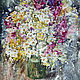 Картина акварелью с цветами Полевые цветы, Картины, Магнитогорск,  Фото №1
