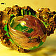 Кольцо ручной работы в технике lampwork "Таинство". Кольца. Гума Марина. Ярмарка Мастеров.  Фото №6