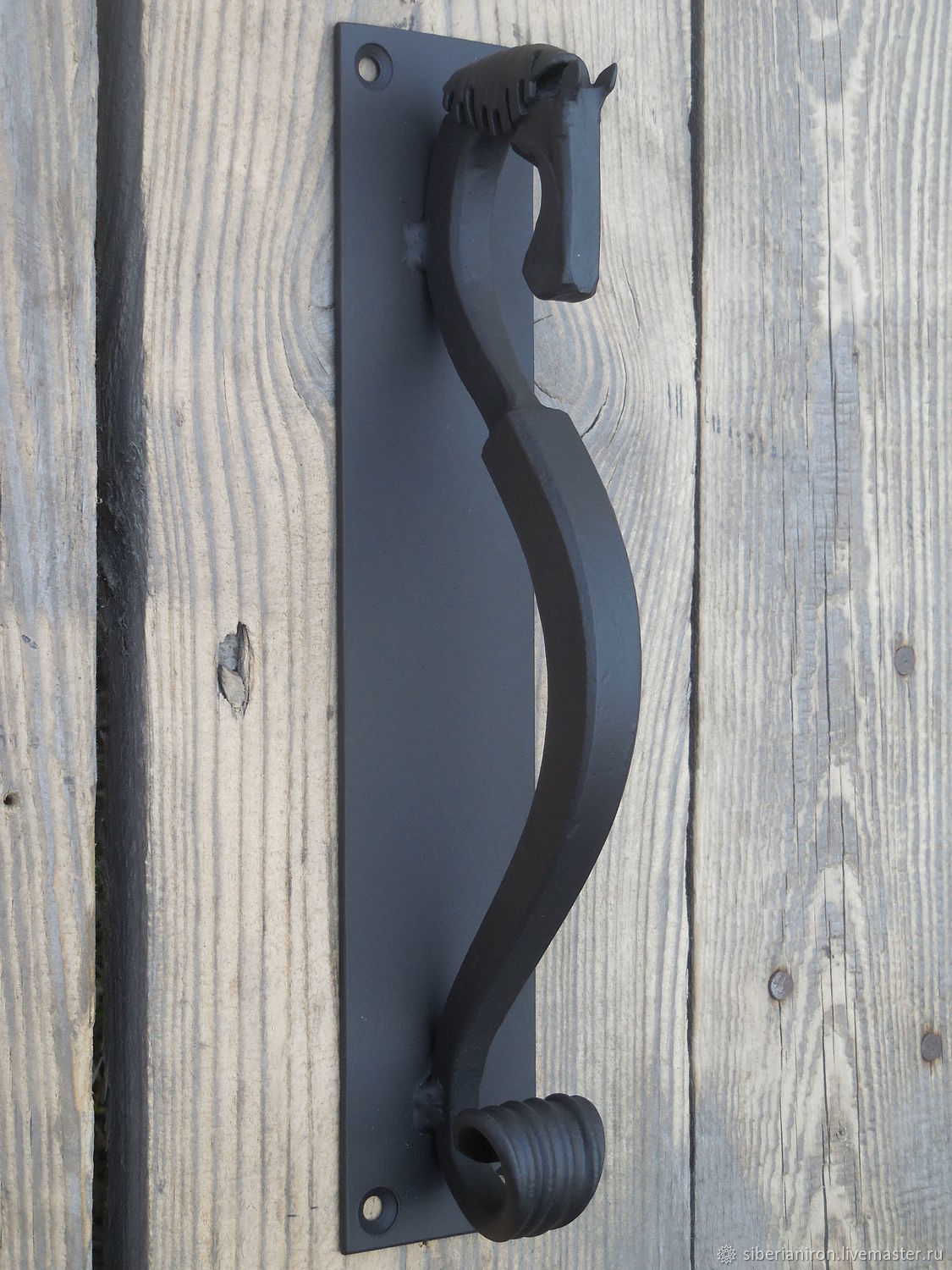 Кованая дверная ручка в интернет-магазине на Ярмарке Мастеров | Двери ...