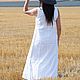 Summer, linen dress with buttons - DR0319LE. Sundresses. EUG fashion. Online shopping on My Livemaster.  Фото №2