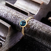 Refrexions -  aquamarine silver ring (RMCUS6X8)