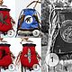 Шаманские сумочки с изображением  кельтского ворона. Кисет. ShamanEthnoShop. Интернет-магазин Ярмарка Мастеров.  Фото №2