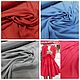  NATURAL SILK CREPE - ITALY - 4 COLORS, Fabric, Moscow,  Фото №1