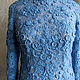 Order Jerseys: Lace sweater ' Nadezhda'. 'Irish lace'  Elena. Livemaster. . Sweaters Фото №3