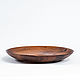 Wooden plate made of cedar LOTOS series 200 mm T155. Plates. ART OF SIBERIA. Online shopping on My Livemaster.  Фото №2