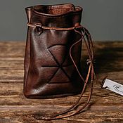Сумки и аксессуары handmade. Livemaster - original item Men`s bag: Leather waist bag. Handmade.