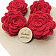Hair clips and hair bands: Jewelry Elastic band for hair flowers roses, Hairpins and elastic bands for hair, Voronezh,  Фото №1
