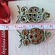 Серебряная брошь "Сова" с янтарем. Брошь-булавка. Silvernewline. Ярмарка Мастеров.  Фото №5