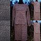 Заказать Костюм Классика из твидового льна. Вязание  на заказ от Елены Смирновой. Ярмарка Мастеров. . Костюмы Фото №3