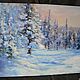Oil painting 'Winter Beauty', 60-45. Pictures. Zhanne Shepetova. My Livemaster. Фото №4