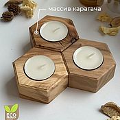 Для дома и интерьера handmade. Livemaster - original item Set of candlesticks in Rustic style 