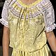 Summer dress, flying cotton and lace Provence, light yellow. Dresses. PolMary. Online shopping on My Livemaster.  Фото №2