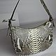 Bolsa de piel de serpiente pitón. Crossbody bag. ulijana-zijangirova. My Livemaster. Фото №6
