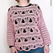 Одежда handmade. Livemaster - original item Hypoallergenic Crochet jumper. Handmade.